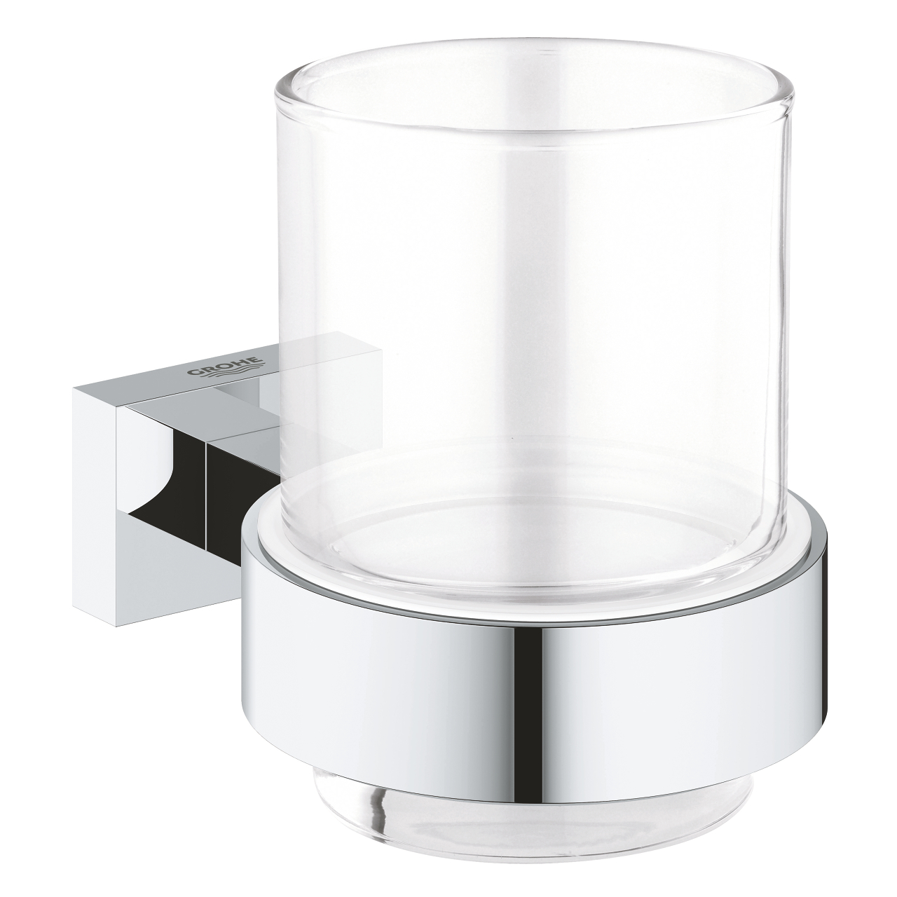 GROHE Essentials Cube – pohárik s držiakom, chróm (40755001)